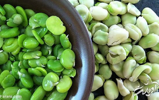 بهترین روش پوست کندن باقلا پوست کندن باقلا